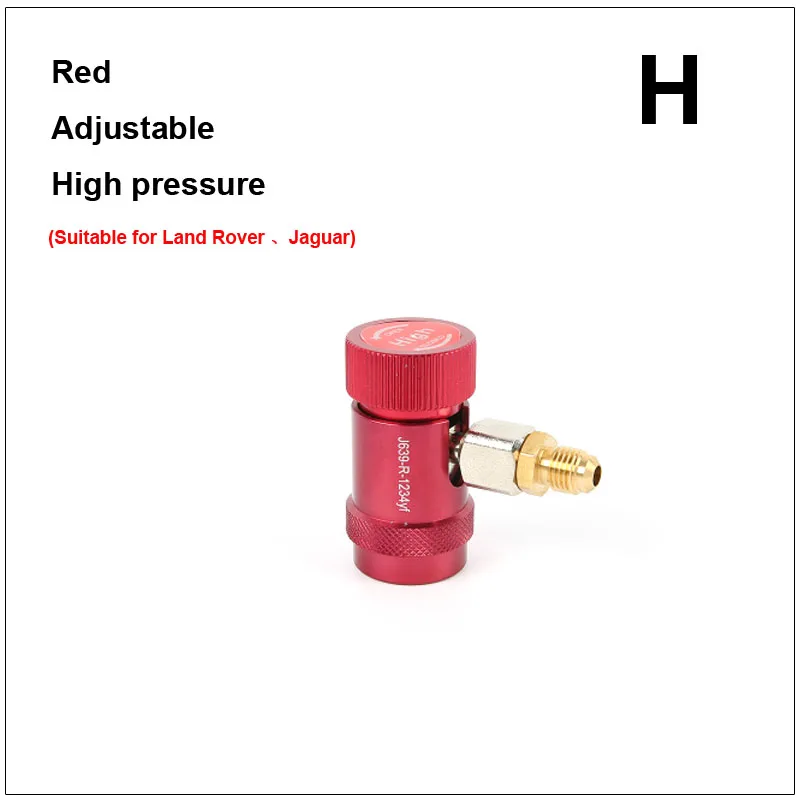 1PC Car R134A A/C Air Conditioner Adjustable/Non-adjustable Quick Connector Coupler High Low Pressure Adapter Car Accessories