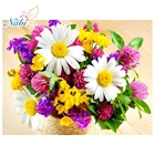 Алмазная вышивка ваза цветок 5D DIY Алмазная картина полный квадратный-глянцевые краски 556DD Алмазная мозаика