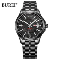 burei brand fashion military watch luxury waterproof calendar casual sapphire quartz wristwatch for men clock relogio masculino