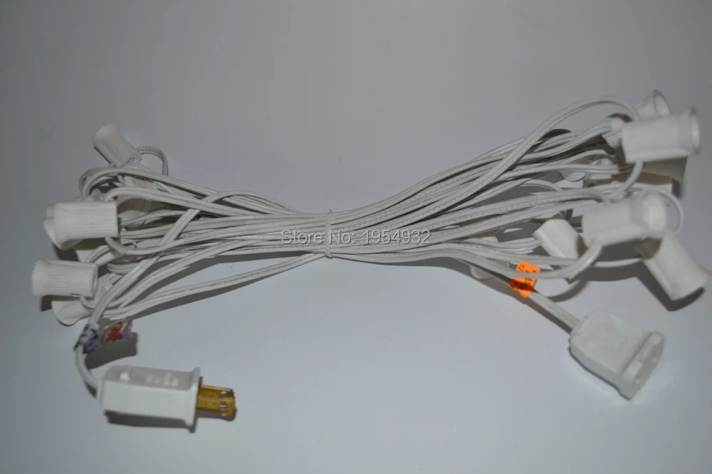 UL перечисленные лампы накаливания Тип C7 световая гирлянда Зеленый или белый SPT-1