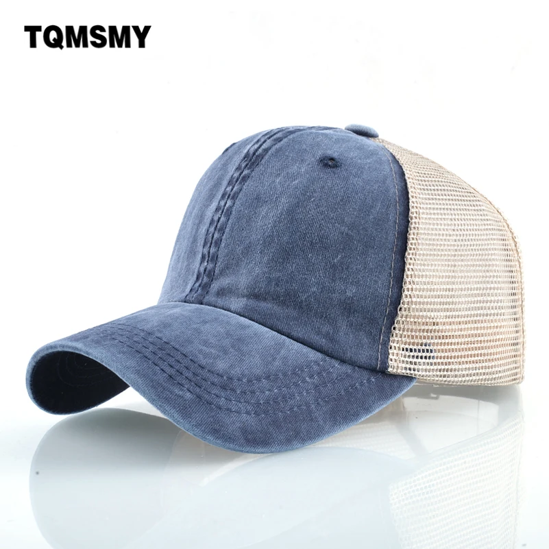 

Solid color Trucker Hats for men Baseball Caps Breathable mesh Snapback Hip Hop cap Outdoor sports sun Visor Bone Casquette