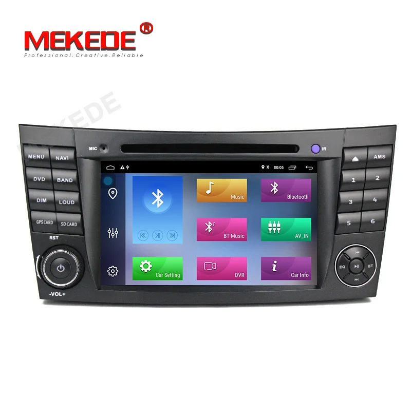 MEKEDE Два Din Автомобильный мультимедийный плеер Android 9,1 dvd-плеер для Mercedes/Benz/E-Class/W211/E300/CLK/W209/CLS/W219 gps радио