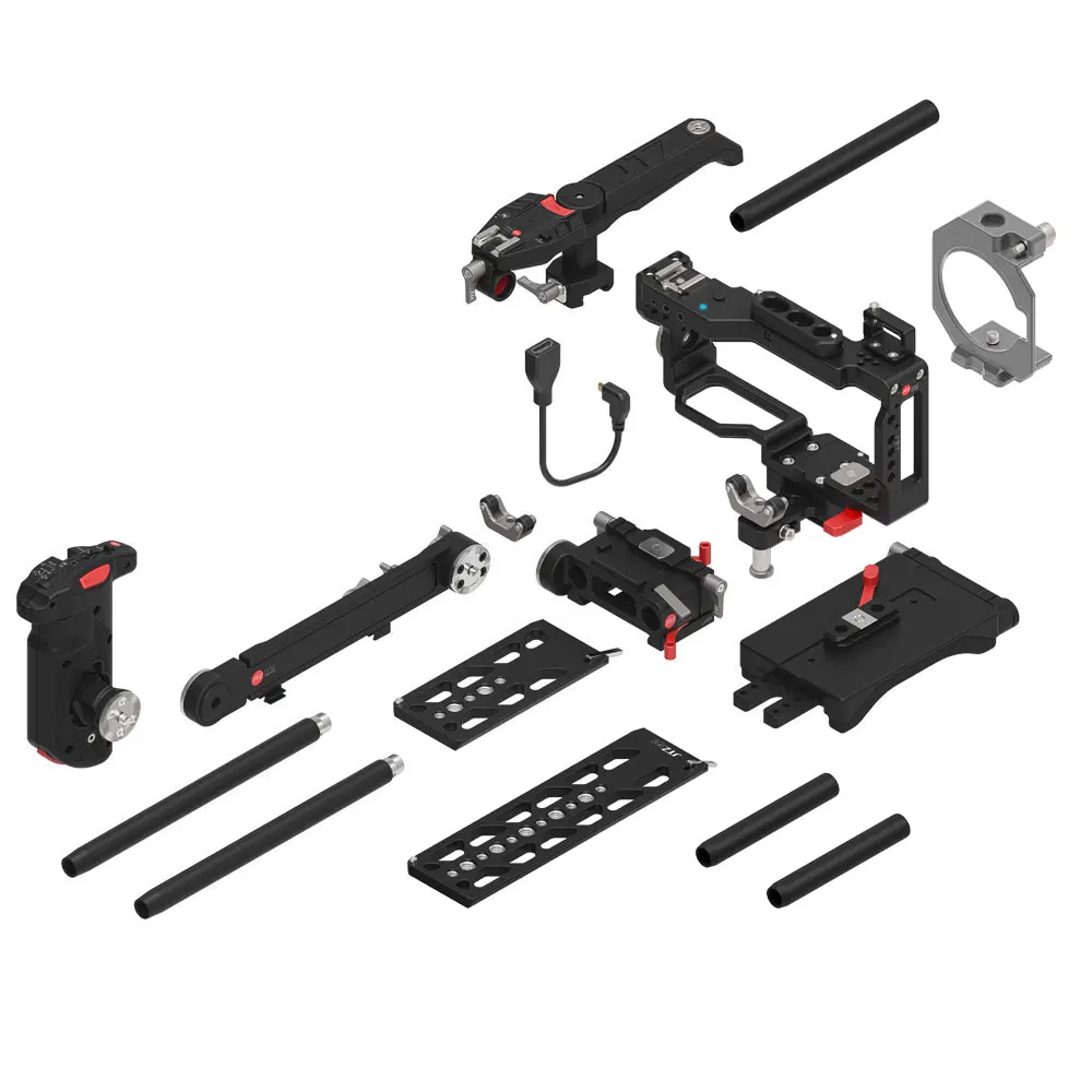 JTZ DP30 клетка опорная пластина Наплечная установка для BMPCC Blackmagic Pocket cinema camera