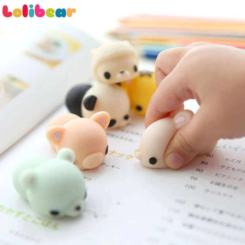 Kawaii сквиши антистресс игрушка Давление уменьшить замедлить рост животного панда/утка/медведь/Seal Hand Хлюпать Игрушка антистресс для детей и взрослых сквиши антистресс