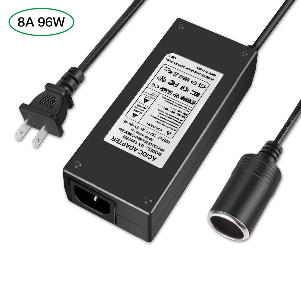 Автомобильный прикуриватель AC DC адаптер преобразователя питания 110 В 220 до 12 5A 6A 7A
