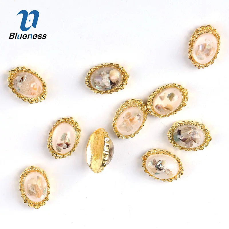 10 шт./лот украшения для дизайна ногтей подвески нефритовые камни ювелирный