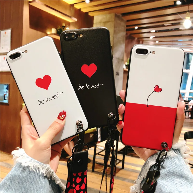 Телефон сумка для Iphone 7 8 Plus x 6s 6 быть любимым выбивает из мягкого ТПУ Силиконовый