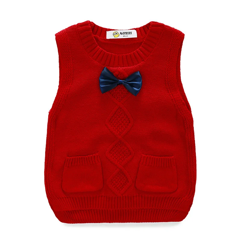 Детский вязаный жилет свитера и топы для мальчиков на весну осень детские