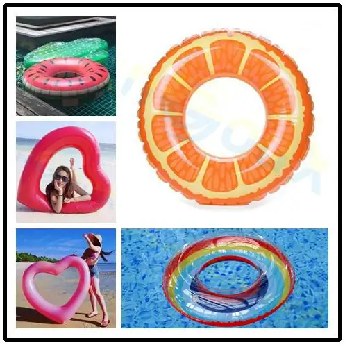 Пляжные надувные кольца для плавания с пончиком, гигантский бассейн, вечерние игрушки для взрослых и детей, спасательный круг, Плавающий Ма...