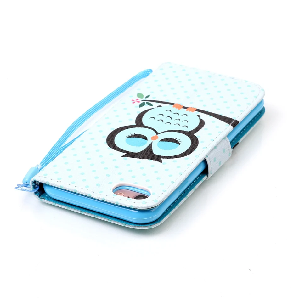 Слон Сова Pattern кошелек флип-чехол для телефона для Айфона iPhone 4, 4S 5 5S SE 5C i6 6 6S 7 Plus iPhone 8Plus чехол для iPhone 8Plus Fundas B21