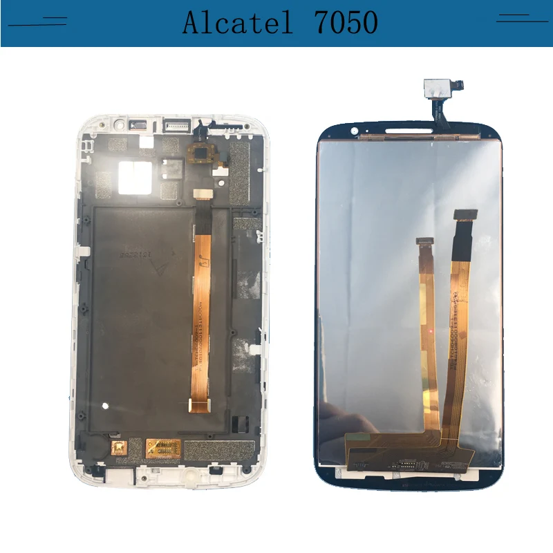 Для Alcatel One Touch Pop S9 ЖК дисплей OT7050Y OT7050 7050y 7050 сенсорный экран стекло дигитайзер в