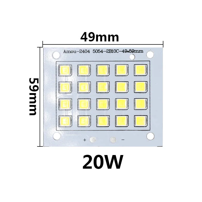 SMD5054 светодиодный чип лампы 10 Вт 20 Вт 30 Вт 50 Вт высокой мощности 130лм/Вт смарт IC Cree светодиодный 32-36 в для внутреннего и наружного DIY Kit