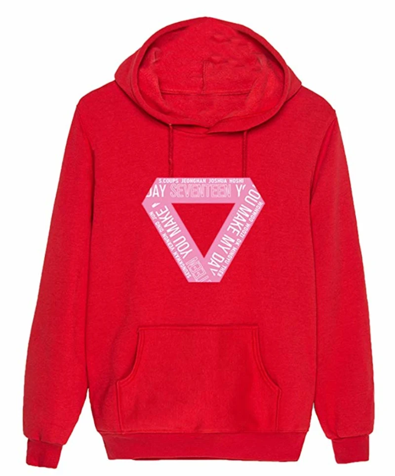 Mainlead Kpop Seventeen толстовка с капюшоном вы делаете мой день Hoshi Vernon Woozi DK пуловер