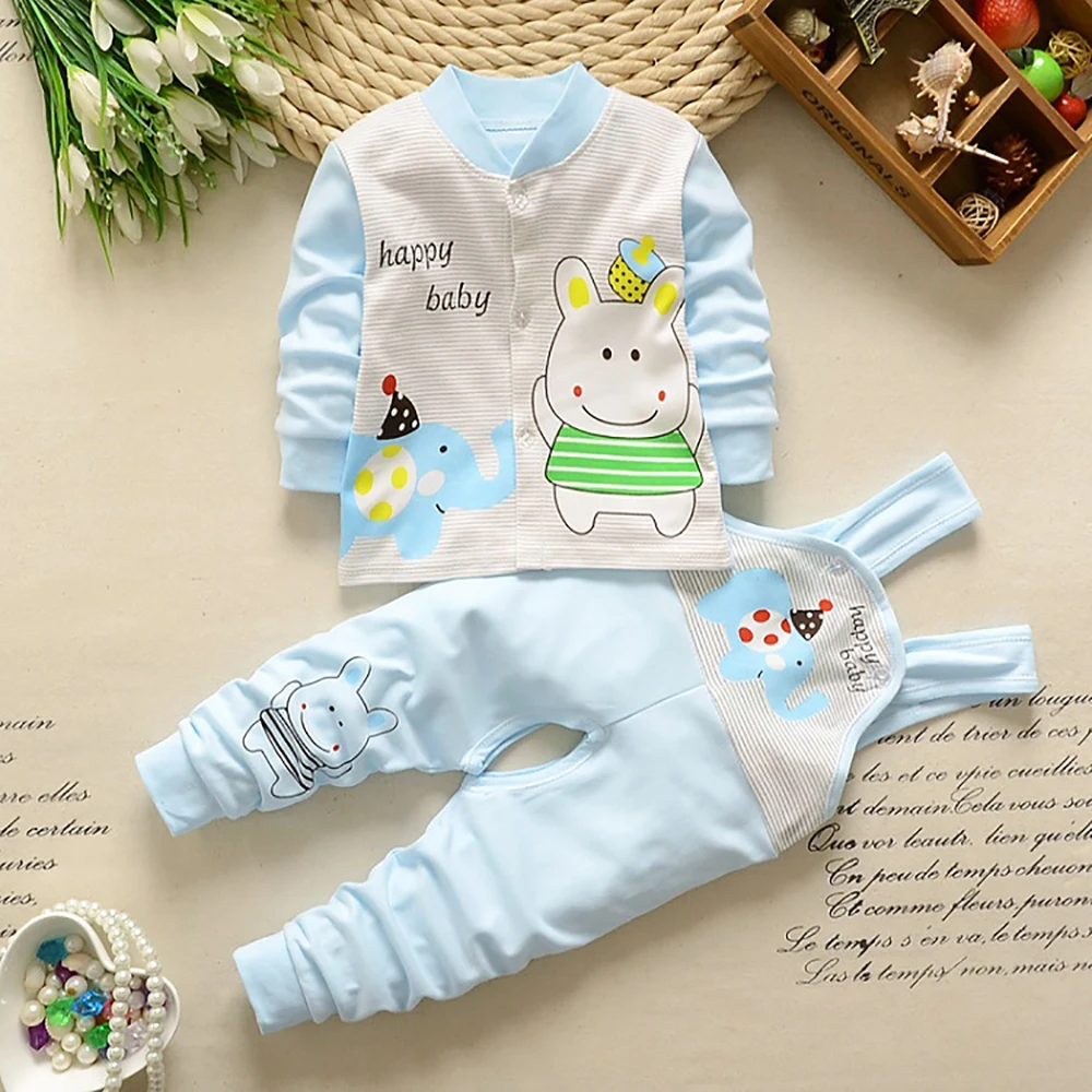 Комплекты одежды для мальчиков от 0 до 1 лет осенняя одежда девочек Bebe хлопковый