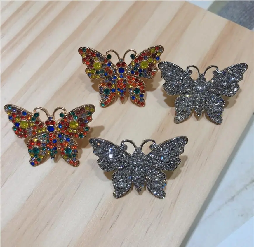 Новый корейский дизайн преувеличенный с блестящими стразами горный хрусталь