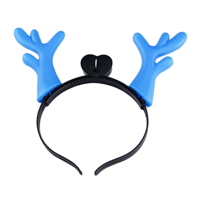 

2018 Hot Intention 3Pcs Flashing Antler Horns Novelty Light Up Lovely Headband For Christmas Party Concert
