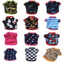 ultrasound pet dog coat jackets clothes for dogs leopard fleece star dog clothes goods for pets dog hoodies chihuahua york