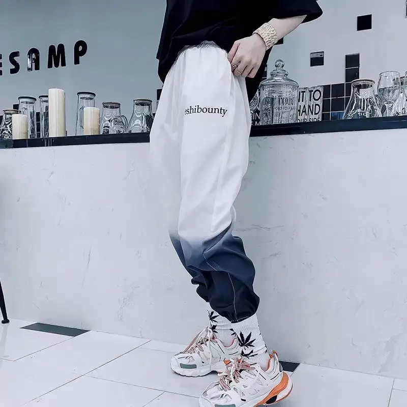 

Multi Color Men's Cool Pants Pocket Loose Men Cool HipHop New Fashion Joggers Pants Trousers Men Streetwear