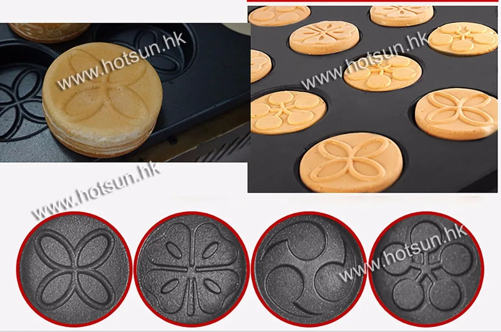 Сжиженного газа коммерческих Применение 16 шт. dorayaki Azuki фасоли торт вафельный