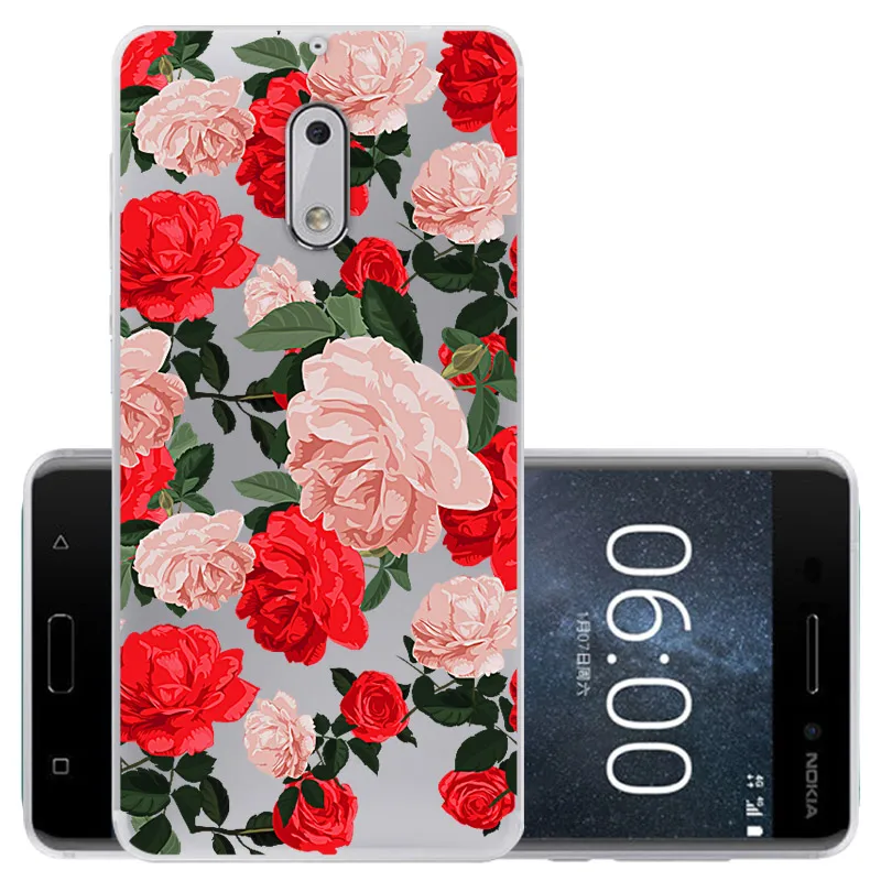 CROWNPRO чехол для Nokia 6 Чехол Мягкий силиконовый чехол для Nokia 6 TA-1000 TA-1003 5," защитный чехол для телефона для Nokia 6 Coque - Цвет: XMG