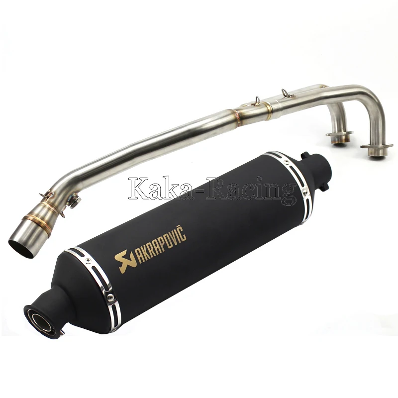 Мотоцикл akrapovic глушитель выхлопной трубы для Yamaha TMAX 500 TMAX 530 полная выхлопная система подключения коллектора трубы скольжения на Tmax 500