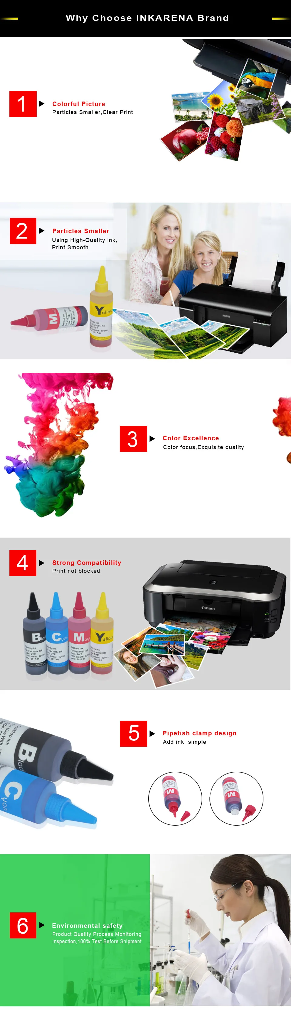 INKARENA СНПЧ заправка чернил для Canon PG 440 CL 441 PG-440 CL-441 PG440 CL441 PIXMA MG2180 MG3180 MG4180 MG4280 MX378 чернила для принтера