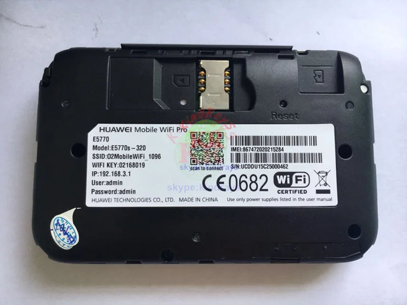 Разблокированный маршрутизатор huawei e5770 4g rj45 wifi ethernet lte Внешний аккумулятор 5200 мАч