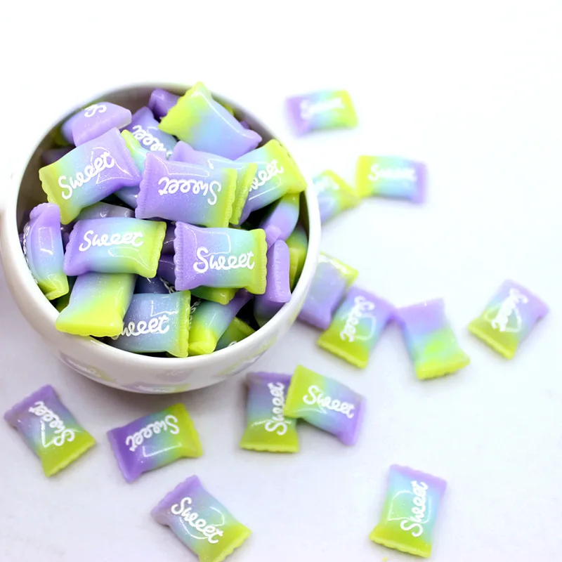 5 шт./лот Полимерные Подвески в виде конфет радуга сладкий сахар Полимерная глина