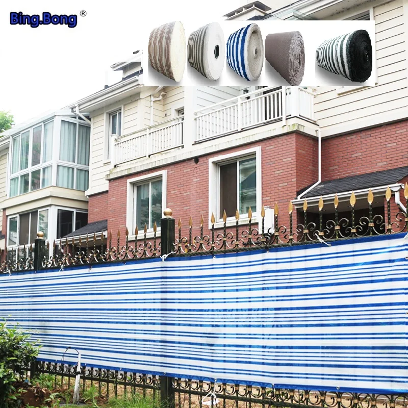 Сетевое защитное ограждение из полиэтилена высокой плотности для балкона