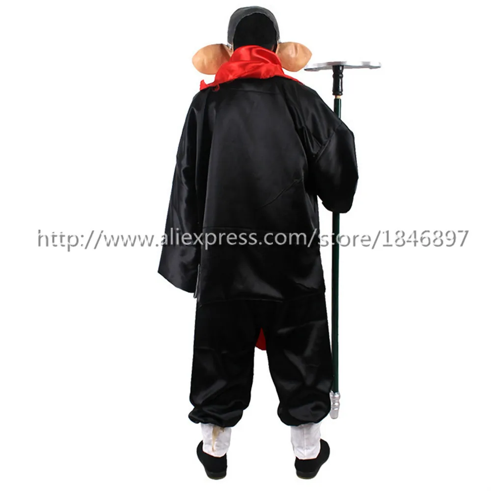 Китайские костюмы сценических персонажей древней классической истории "Путешествие на Запад": костюм китайского персонажа Чжу Бажи.