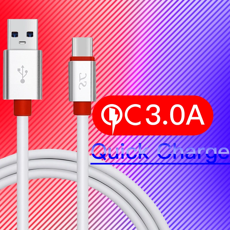 Shuliancable 3,0 type-C кабель для быстрой зарядки и синхронизации данных для huawei samsung Galaxy S9 для xiaomi redmi note 7 USB-C мобильного телефона