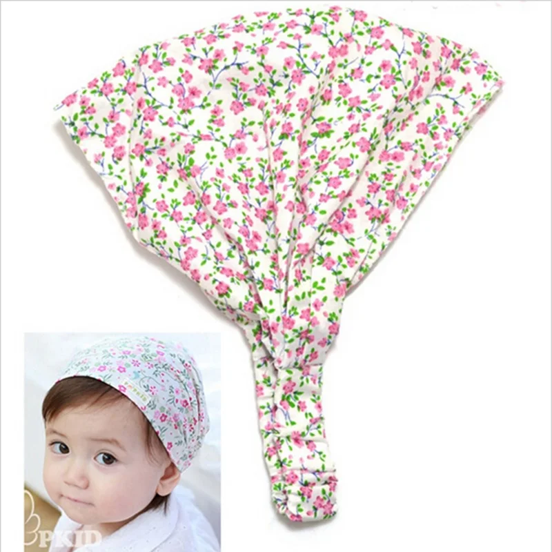 Шапки банданы Детская повязка на голову с цветком аксессуары для волос головной