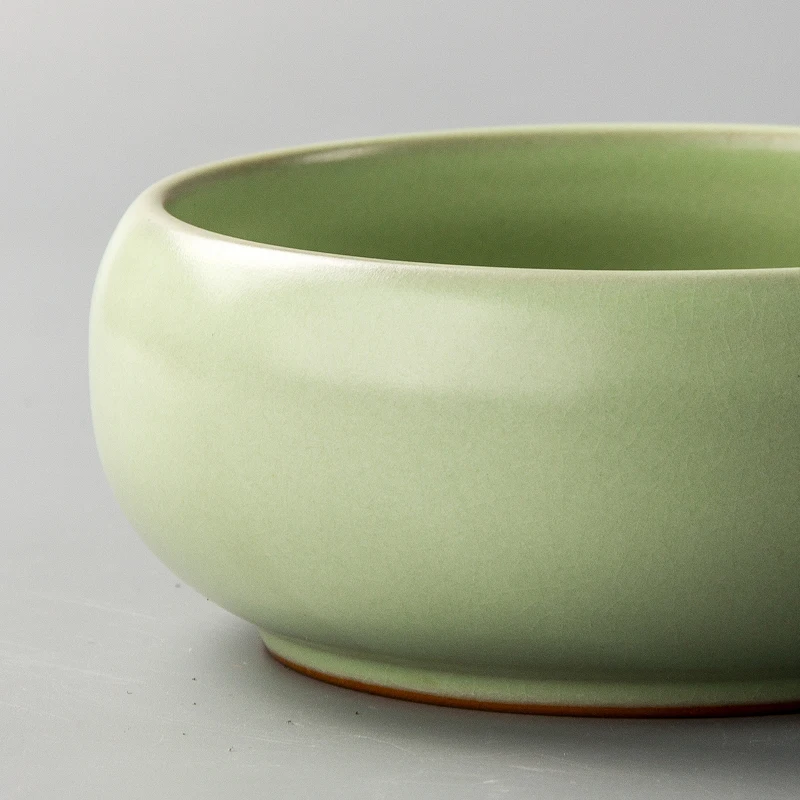 Ru печи для мытья чая большая емкость ручка чаша зеркальная чашка кухонная посуда