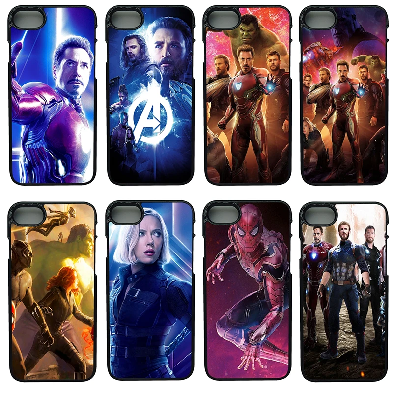 Fashion Avengers Infinity War Mobile Phone Cases Hard PC Cover For iphone 8 7 6 6S Plus X 5S 5C 5 SE 4 4S iPod Touch Shell |