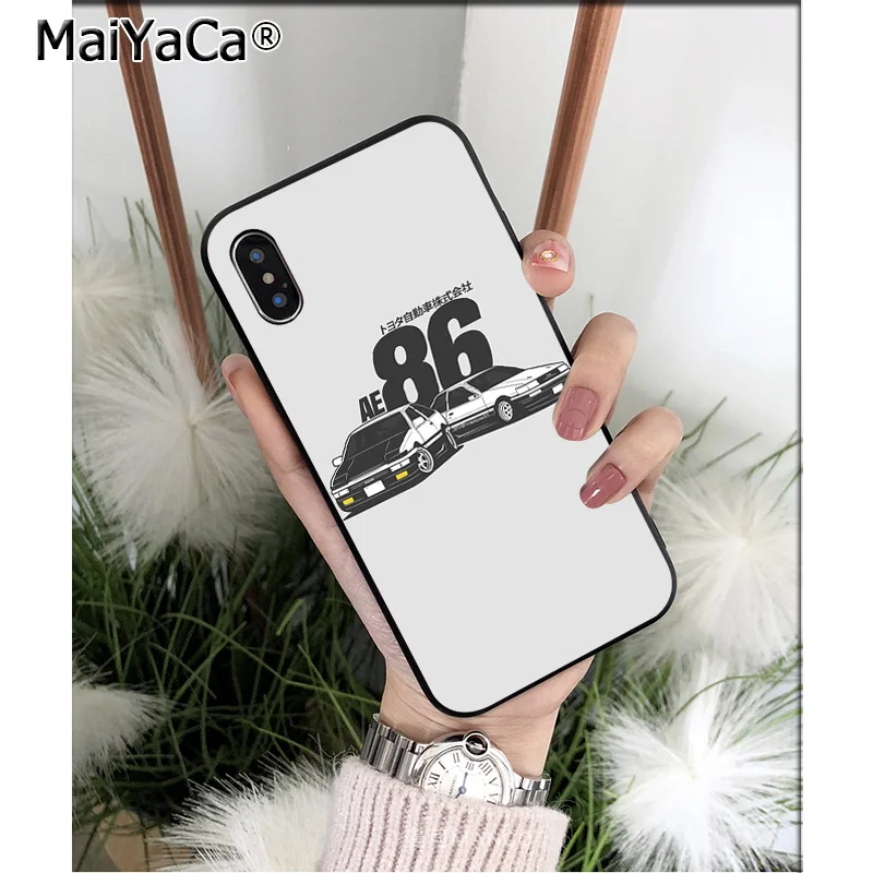 A9 MaiYaCa D AE86 ТПУ мягкий черный чехол для телефона чехол для Apple iPhone 8 7 6 6S Plus X XS MAX 5 5S SE XR Чехол для мобильного телефона - Цвет: A9