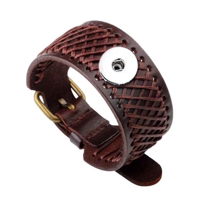 Сменный панк 202 настоящий оригинал натуральная кожа Ретро мода 18 мм оснастки