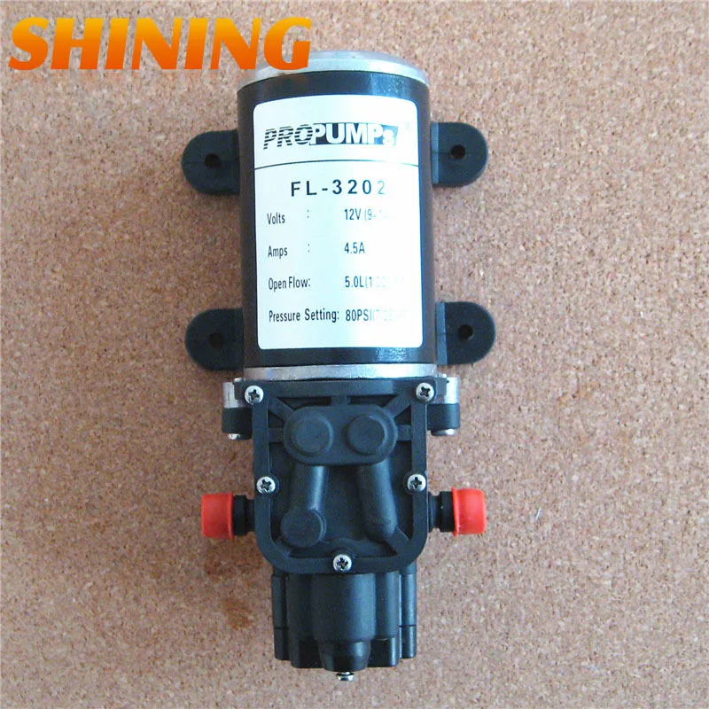 Самовсасывающий мини диафрагменный Электрический насос 80psi 12 В бытовой для