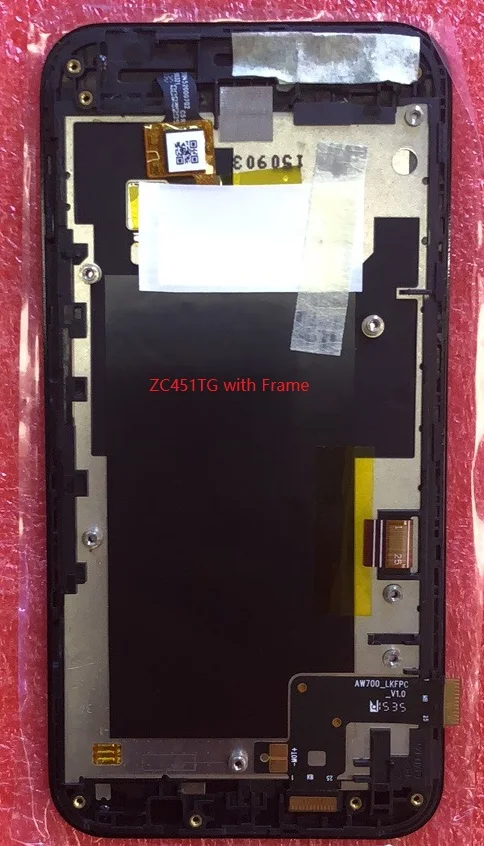 zc451tg with Frame Для Asus Zenfone Go zc500tg zb500kl zc451tg zb500kg zb452kg zb551kl zb552kl ЖК-дисплей с сенсорным дигитайзером в сборе - Цвет: zc451tg with Frame