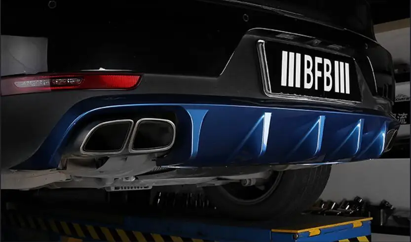 4 цвета для автомобиля ABS краска задний бампер спойлер губа Автомобильный