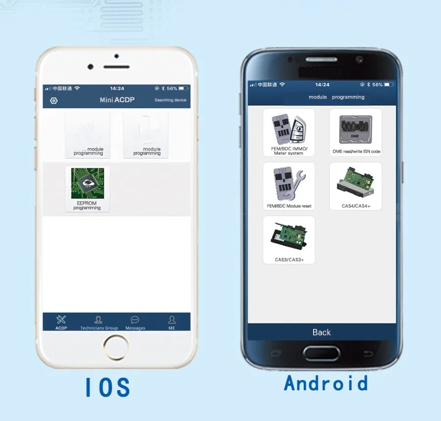 Yanhua Mini ACDP Программирование мастер Wifi работа на ПК/Android/IOS Базовая конфигурация по OBD порту