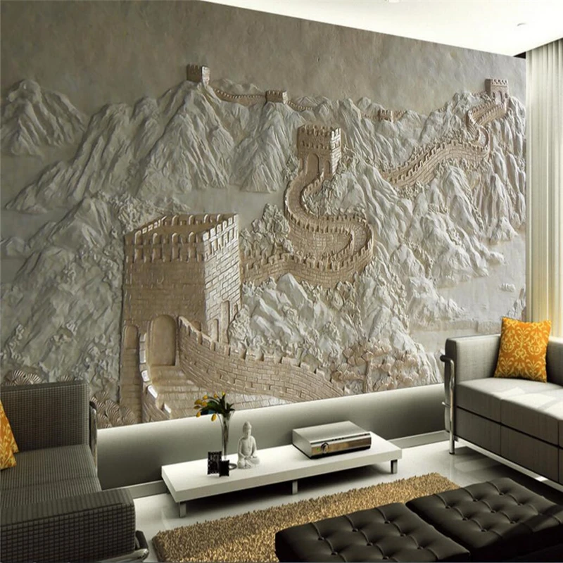 Пользовательские фото настенные росписи наклейки синие цветы 3D фон стены papel де