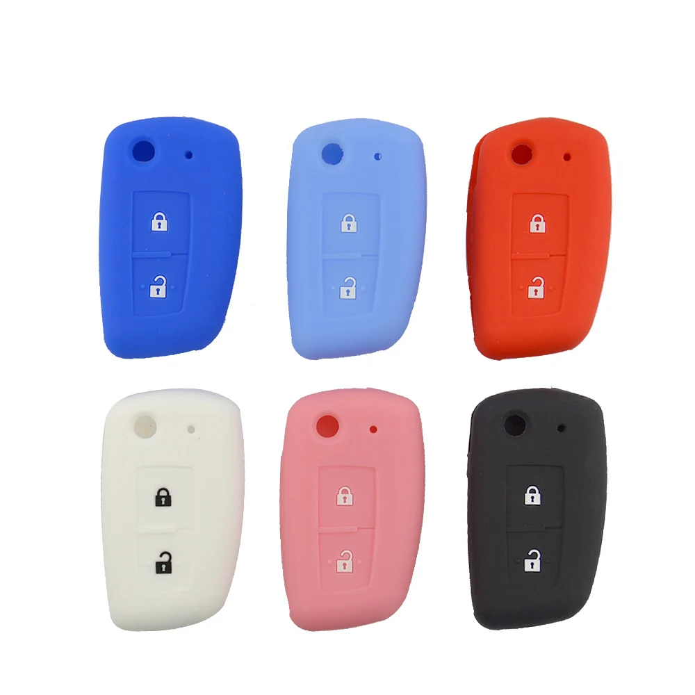 Силиконовая резина 2 кнопки автомобильный брелок чехол для Nissan Qashqai X trail Murano Maxima