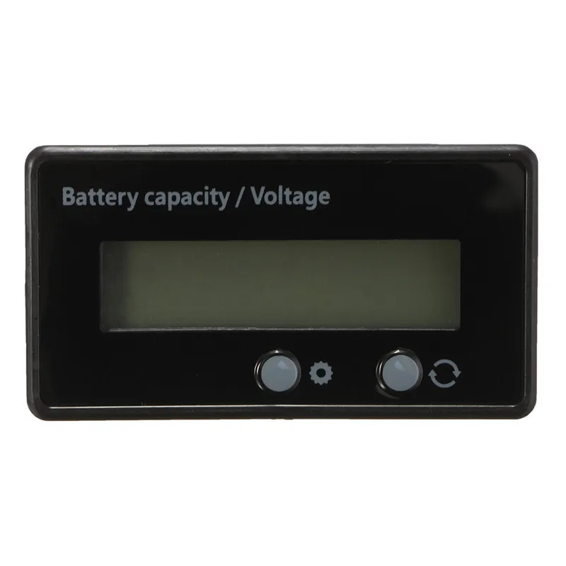 Вольтметр цифровой тестер батареи 12 в 24 в 36 в 48 в измеритель напряжения ЖК-дисплей свинцово-кислотный индикатор литиевой емкости вольт Электропитание инструменты