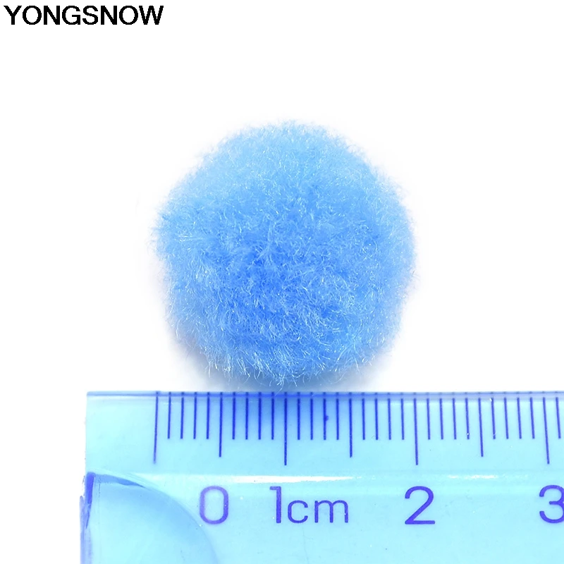 YONGSNOW 25 мм/20 мм 100-500 шт круглые мягкие Pom плюшевые шары для дома DIY поделки