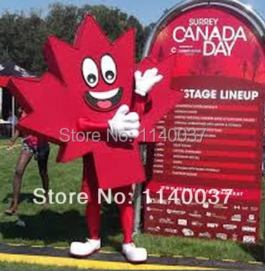 

mascot maple leaf mascot costume custom fancy dress cosplay kits Cartoon mascotte costume fancy Costume