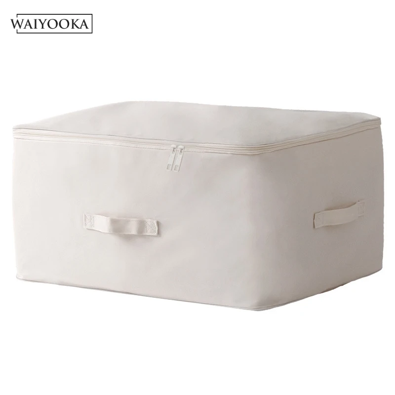 2019 Simple Collapsible Zipper Quilt Underwear Storage Box For Home Women Clothes Necktie Socks Drawer Closet Organizers | Дом и сад
