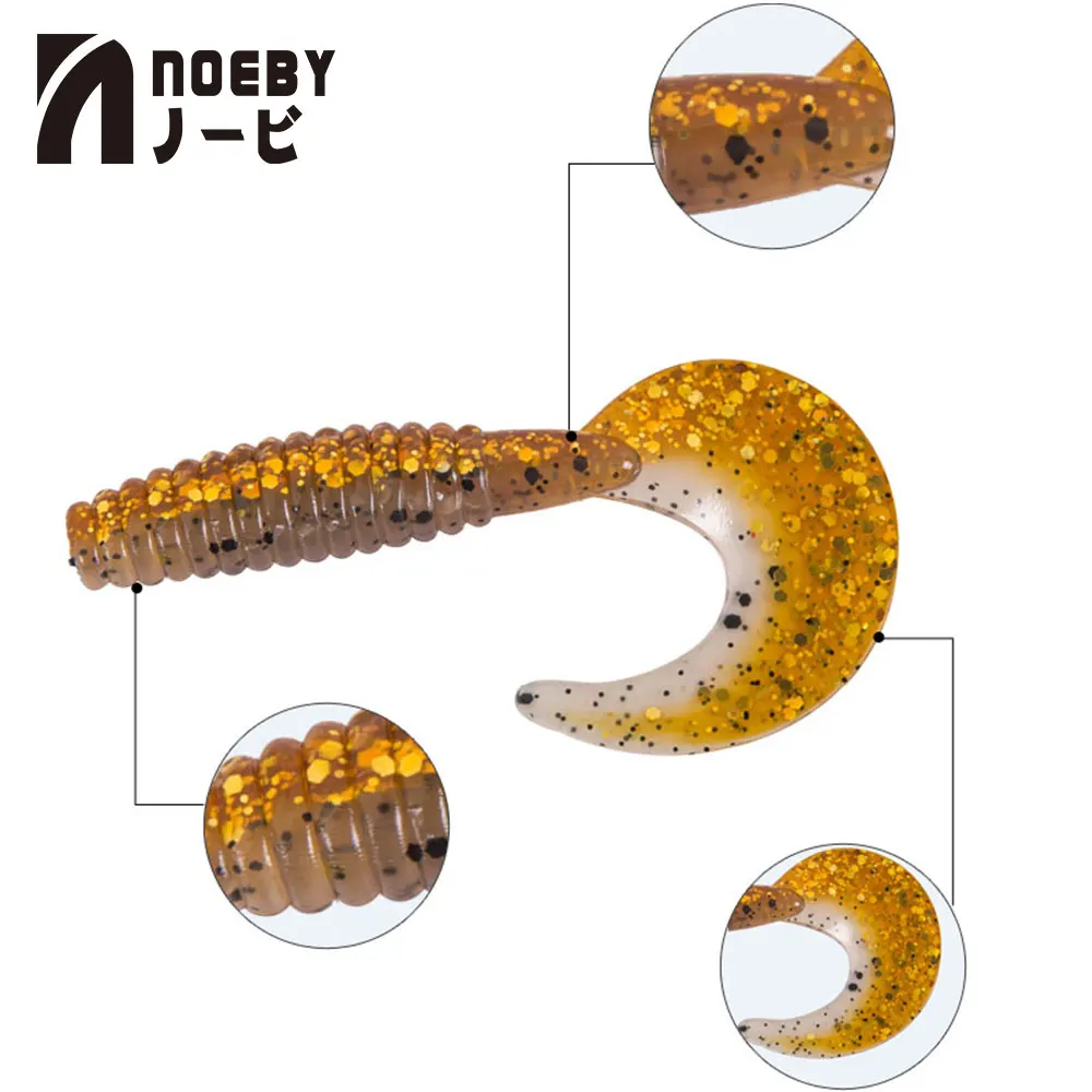 6 шт./лот J shape рыболовные приманки S3120 Мягкая приманка хвост воблер Leurre Souple Shad De Peche