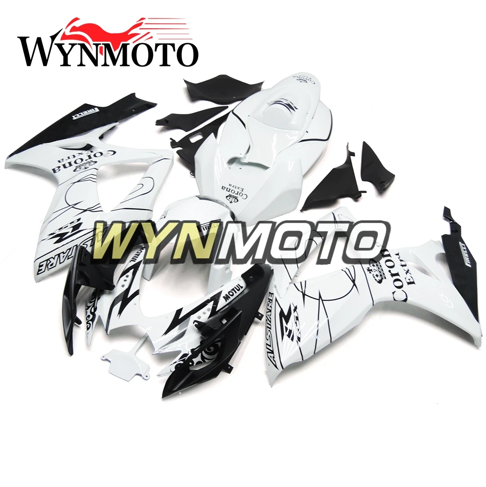 

Full ABS Injection Fairings For Suzuki GSXR600 - 750 K6 2006 2007 Motorbike Fairing Kits Body Frames Panels White Black Cowling