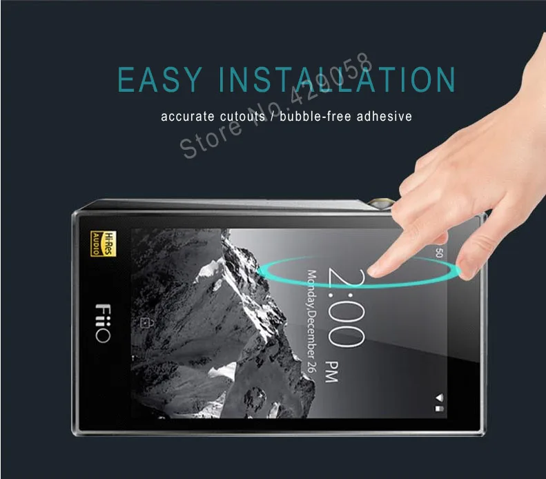 Защитная пленка из закаленного стекла для FIIO X5III|Защитные стёкла и плёнки