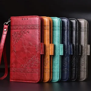 Wallet Leather Case for Xiaomi Poco X3 NFC Redmi 9A 9C Note 10 s 8 8A 7 7A 6 6A 5A 4A 4 GO 5 Plus Y2 in India